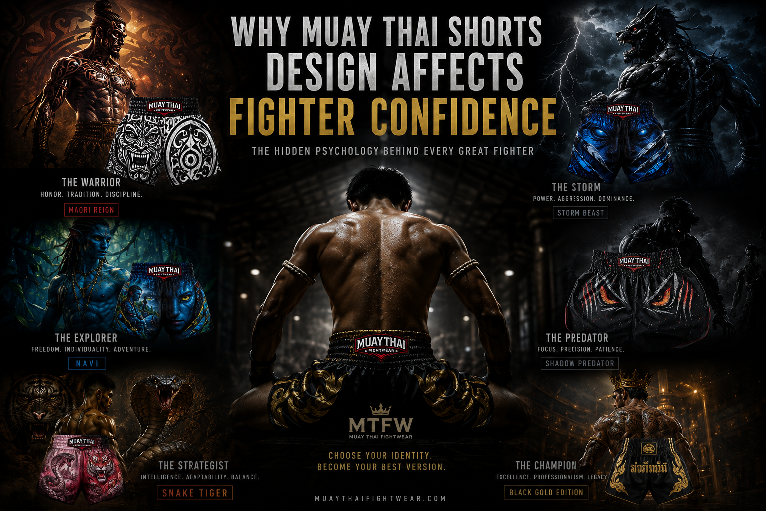 Muay Thai shorts design and fighter confidence – the psychology behind premium fight wear – Muay Thai Fight Wear Thailand