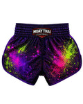 Neon Rage Muay Thai Shorts