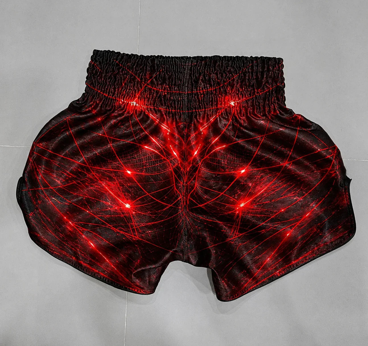 Premium Muay Thai Shorts “Red Pulse”