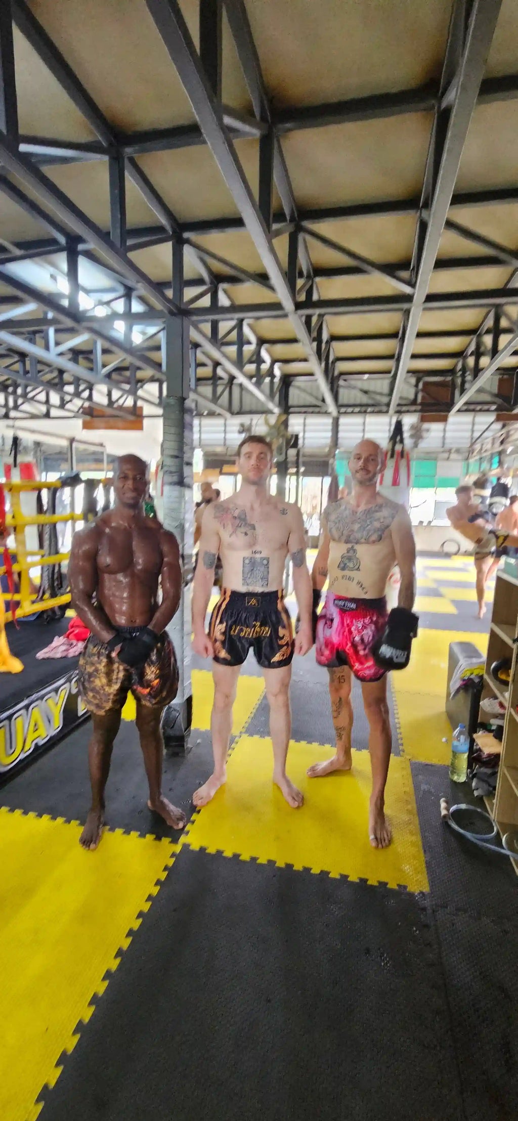 Snake Tiger Muay Thai shorts close-up – premium waistband and fabric detail – shop authentic fight shorts Thailand
