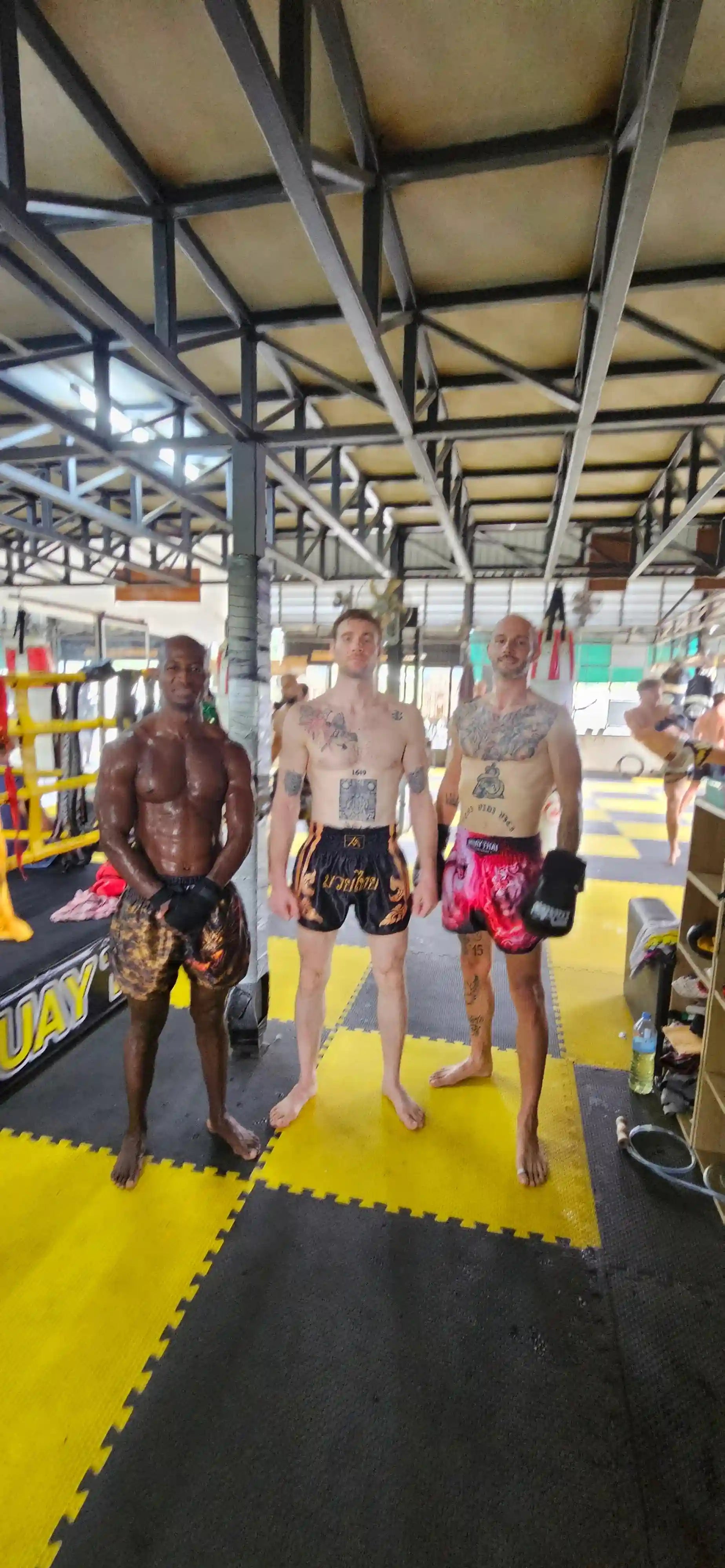 Snake Tiger Muay Thai shorts close-up – premium waistband and fabric detail – shop authentic fight shorts Thailand

